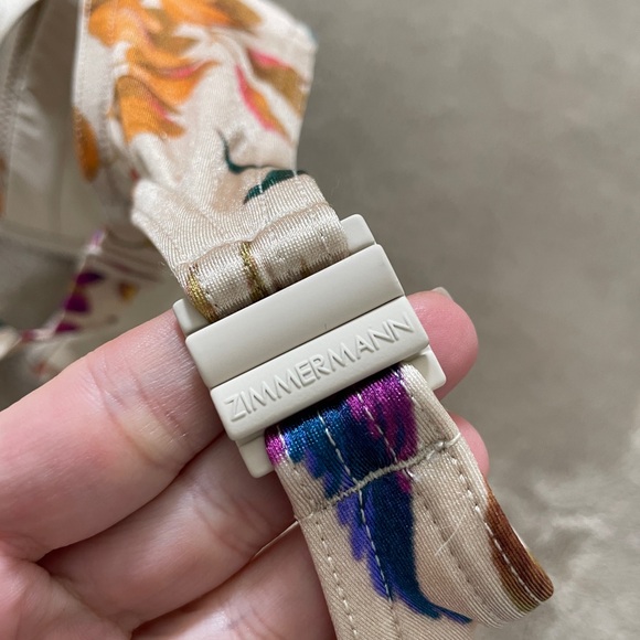 Zimmermann Multicolor Floral set of Bikini and bottom TROPICANA Cream Floral sz1 - Picture 7 of 16